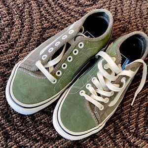 Army green Vans